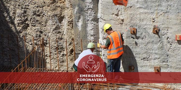 Immagine dell'articolo: <span>COVID-19. La ripresa del lavoro nei cantieri edili: i lavoratori prima di tutto</span>
