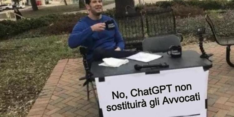 Immagine dell'articolo: <span>No, ChatGPT non sostituirà gli Avvocati, ma è giusto memarci sopra</span>
