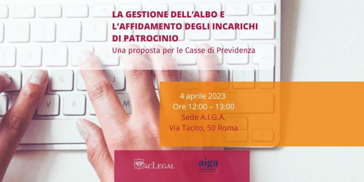 Immagine dell'articolo: <span>La gestione dell’albo e l’affidamento degli incarichi di patrocinio. Una proposta per le Casse di Previdenza</span>
